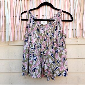 Anthro Maeve Floral Top